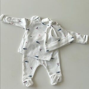 Carters Just One You Baby Boy 3 Pcs Outfit - Preemie